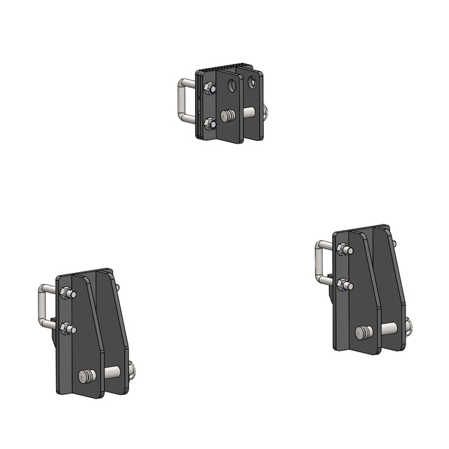 KIT Adaptation 3 PTS CAT 2 pour Tube 70X70 EA 470 référence fournisseur 442582